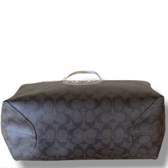 🌸 COACH SET 2PCS tote shoulder bag wallet + handbag NWT Matching Wallet - Picture 4 of 14